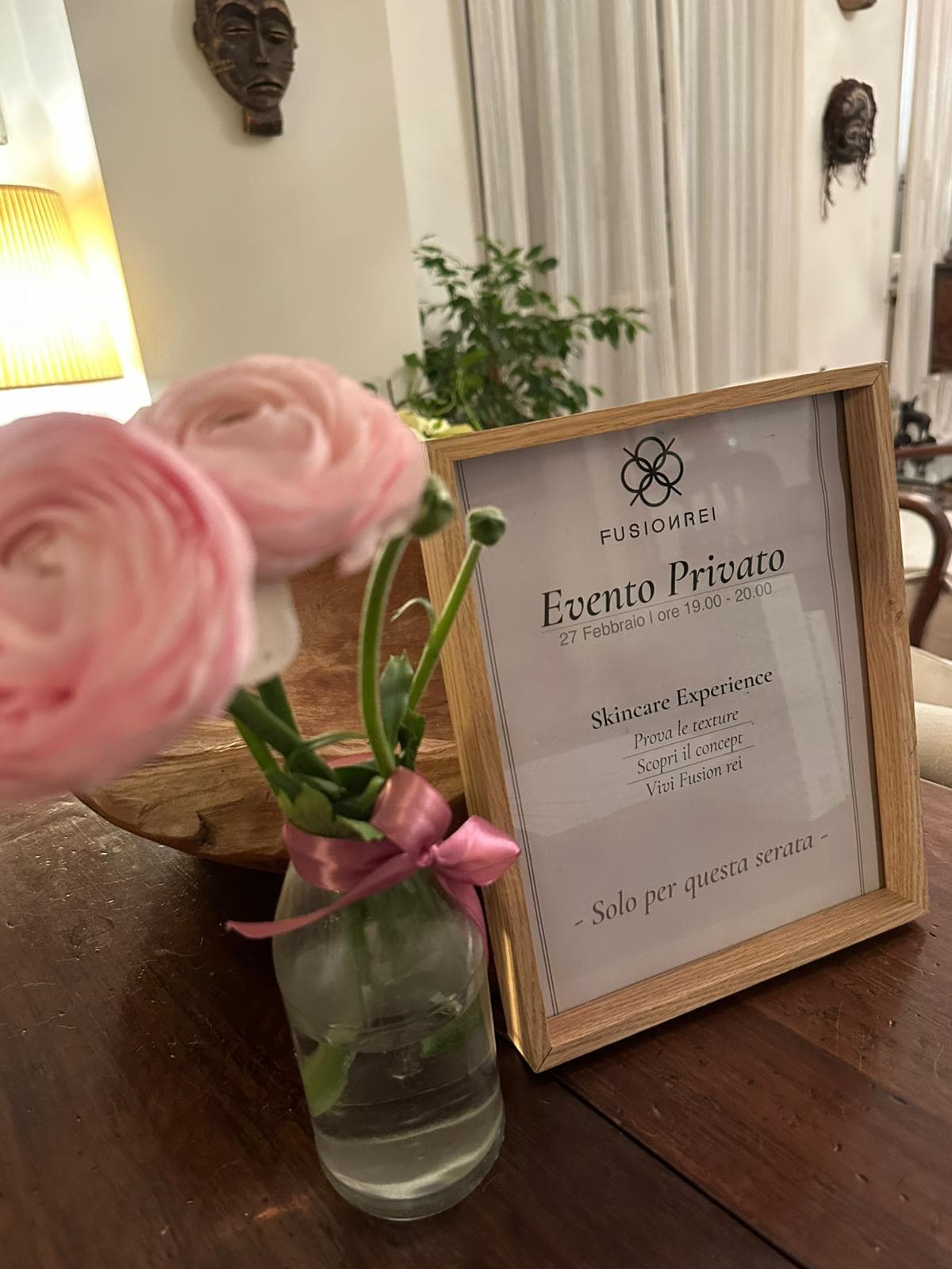 Invito Evento Privato Fusion Rei: Skincare Experience a Torino